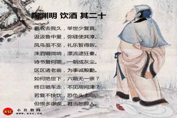 陶渊明饮酒二十首阅读答案(阅读理解题及答案)