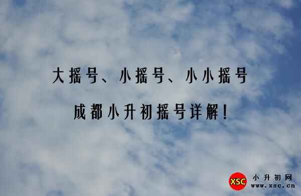 成都小升初大摇号、小摇号、小小摇号、私立摇号的区别对比