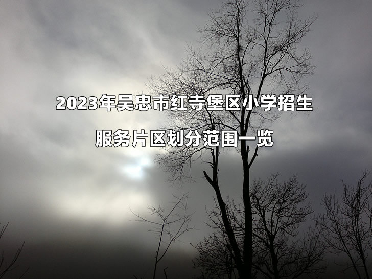 2023年吴忠市红寺堡区小学招生服务片区划分范围一览.jpg