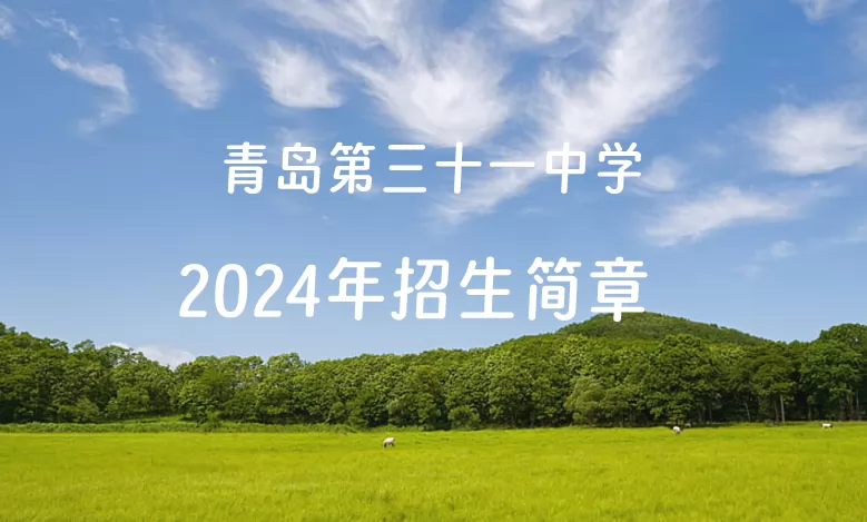 2024年青岛第三十一中学小升初招生简章(附招生范围)