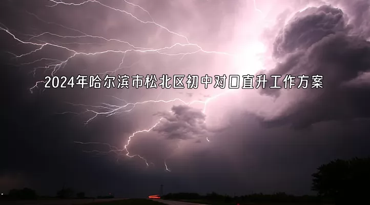 2024年哈尔滨市松北区初中对口直升工作方案(初中对口小学名单)