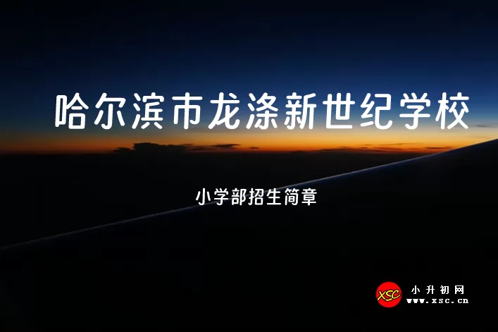 2024年哈尔滨市龙涤新世纪学校小学部招生简章(附收费标准)