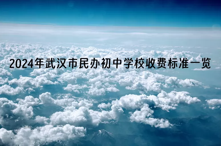 2024年武汉市民办初中学校收费标准一览.jpg