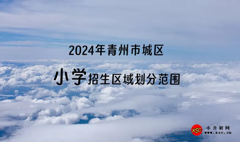 2024年青州市城区小学招生区域划分范围一览