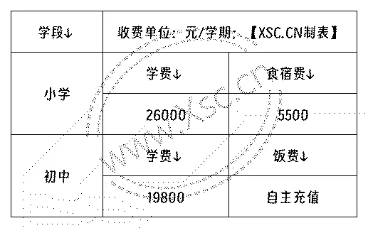 2024年东营英华园学校收费标准明细