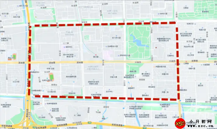 2024年杭州襄七房单元小学招生学区划分范围草案出炉