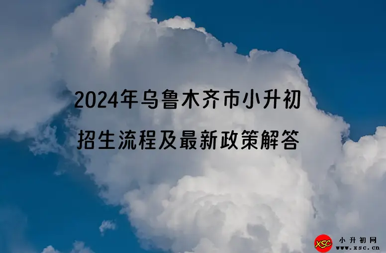 2024年乌鲁木齐市小升初招生流程及最新政策解答