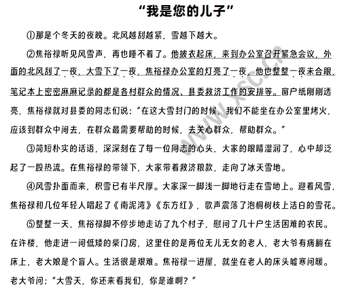 《我是您的儿子》原文