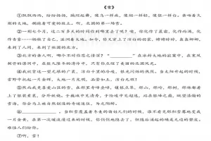 《雪》阅读理解题及答案(阅读答案)