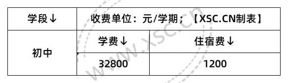 2025年上海市存志学校收费标准