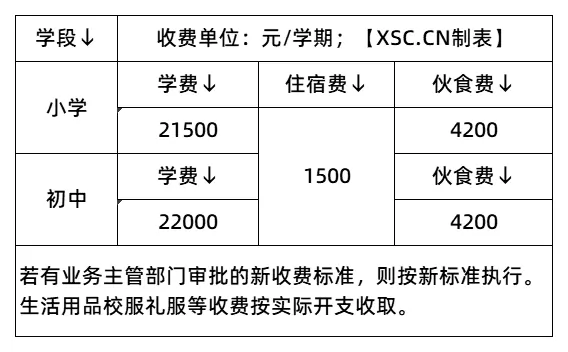 收费标准表格_2025年学校收费标准(3)