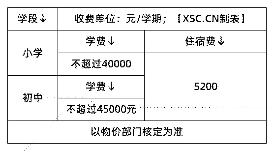 收费标准表格_2025年学校收费标准(1)