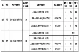 2025年上海金山区世外学校招生简章及收费标准(小学+初中)