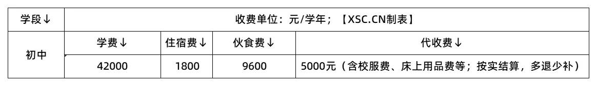 收费标准表格_2025年学校收费标准(15)